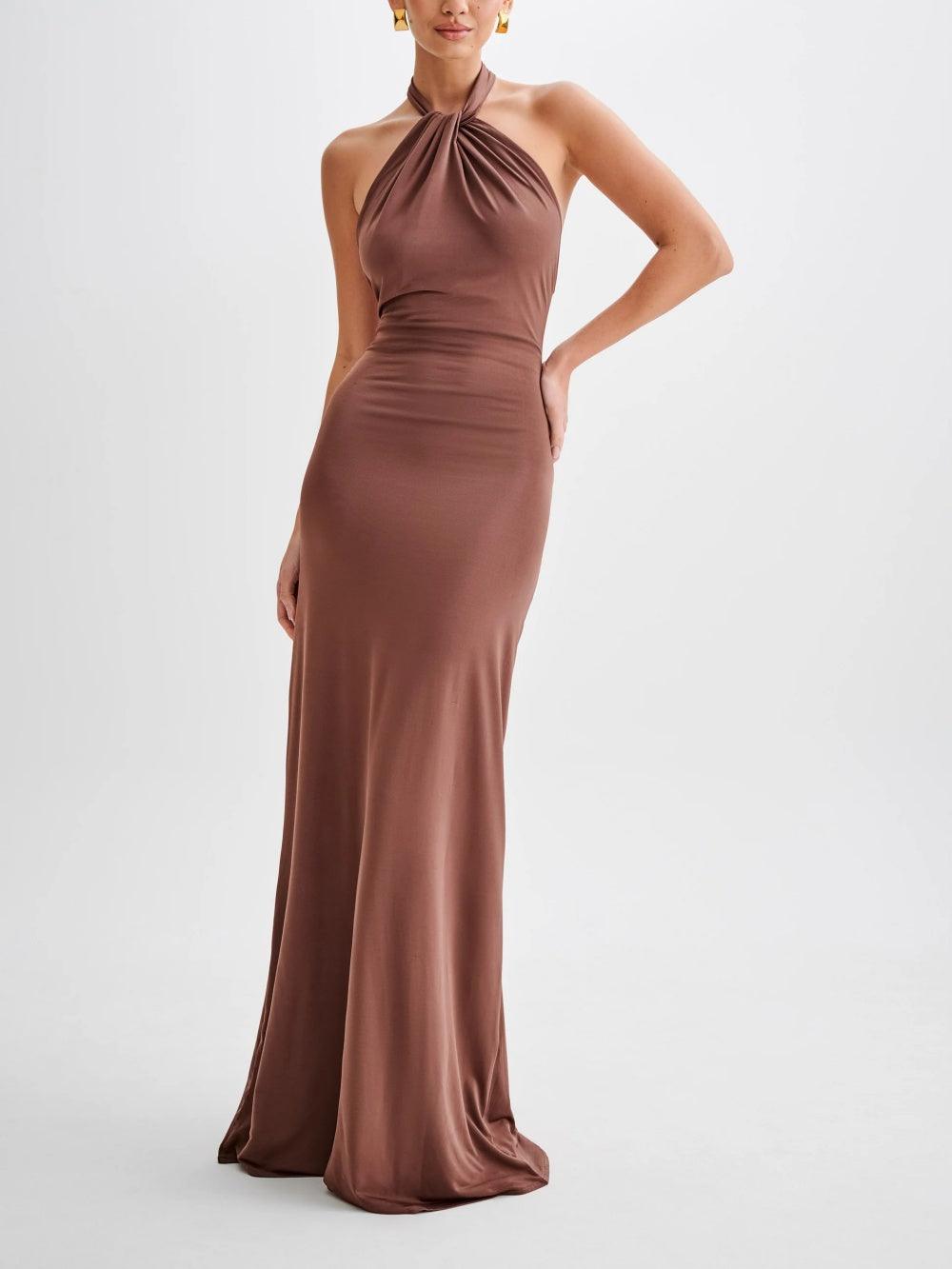 Giana Halter Maxi Dress