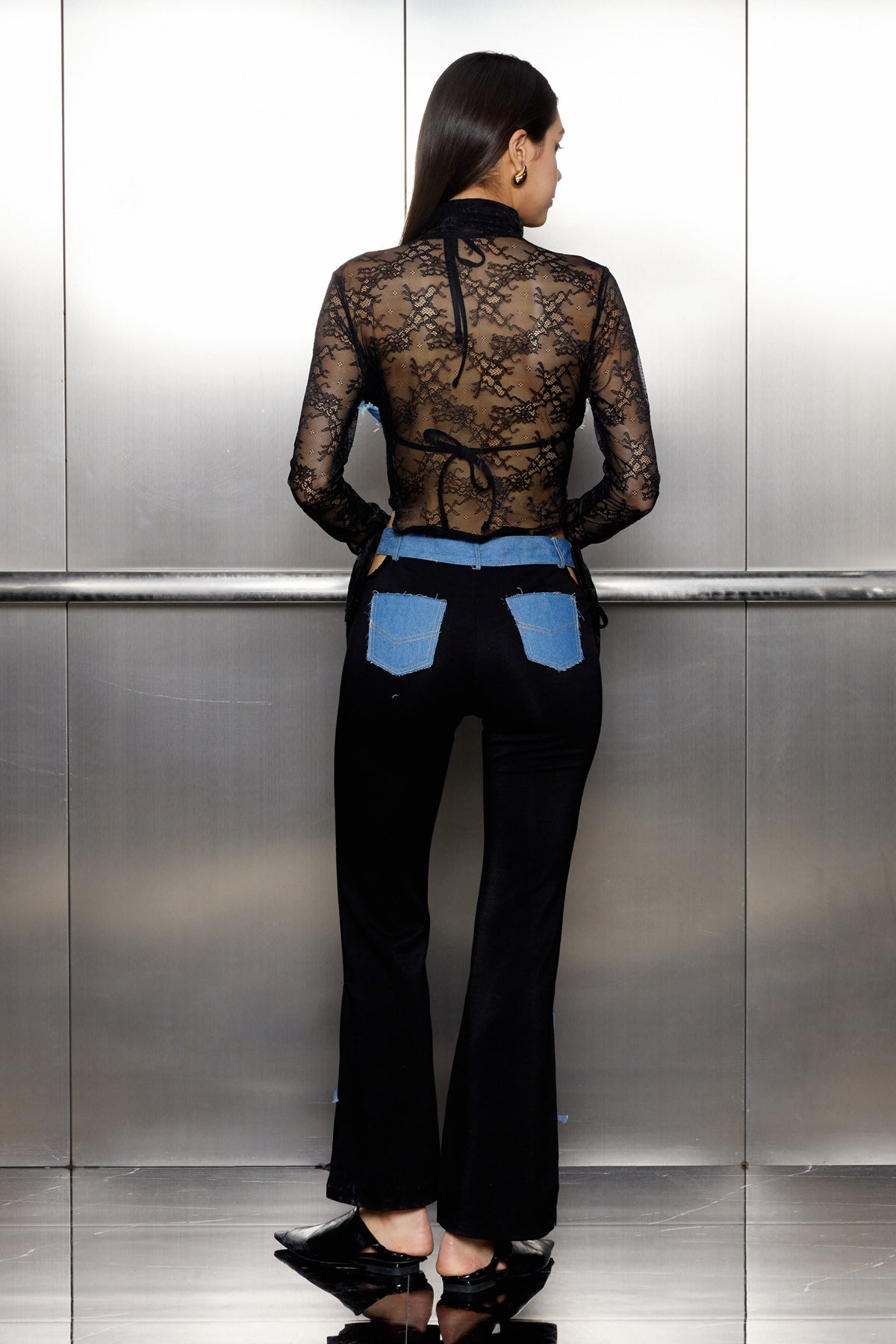 Ajani Lace Deconstruct Bodysuit