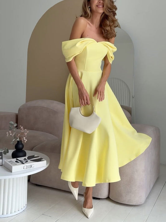 Veena Off-the-shoulder Draped Maxi Dress