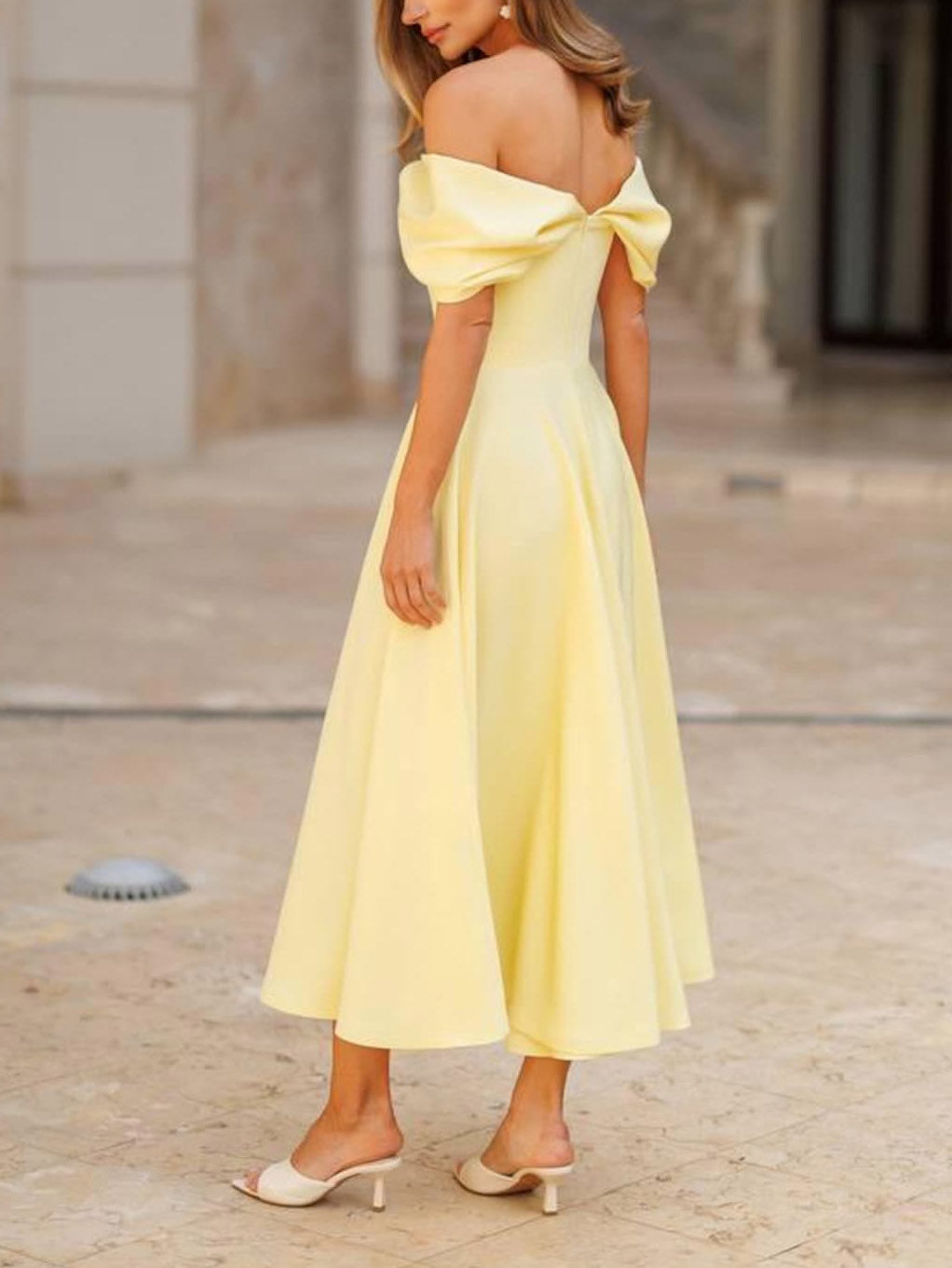 Veena Off-the-shoulder Draped Maxi Dress