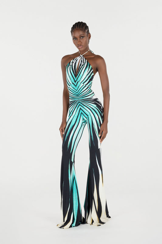 Ariel Sea Print Jumpsuit