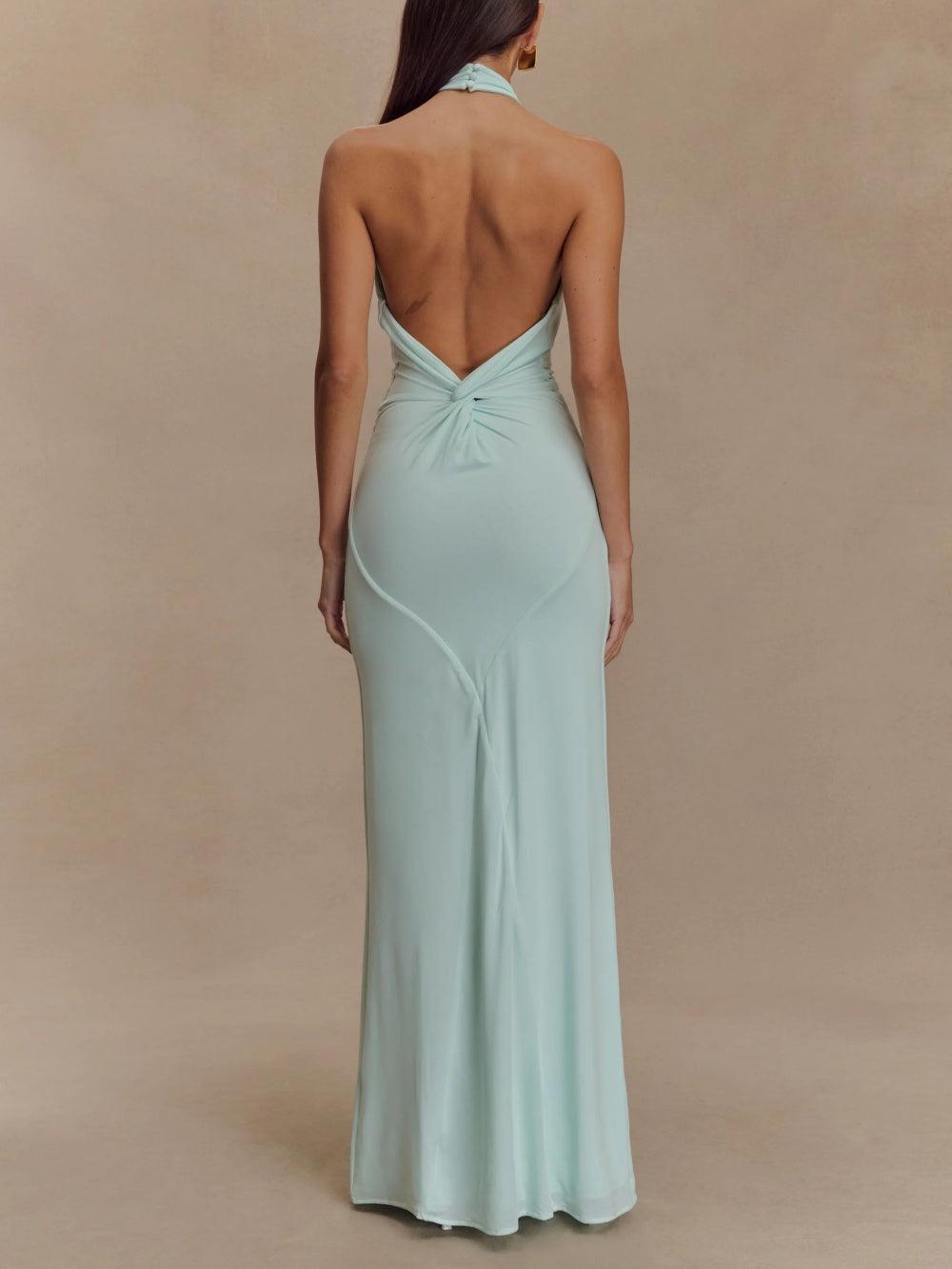 Giana Halter Maxi Dress