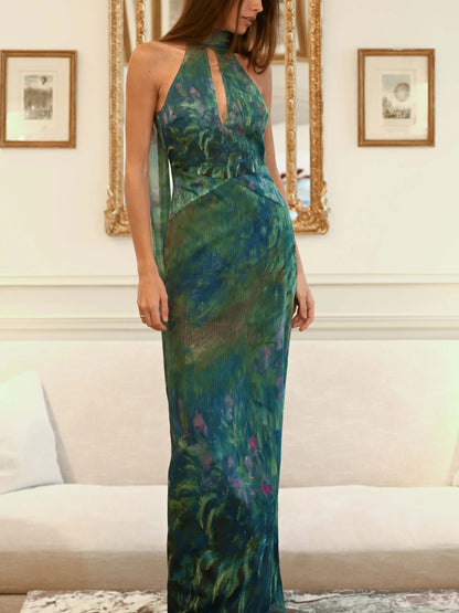 Marlyn Iridescent Maxi Dress