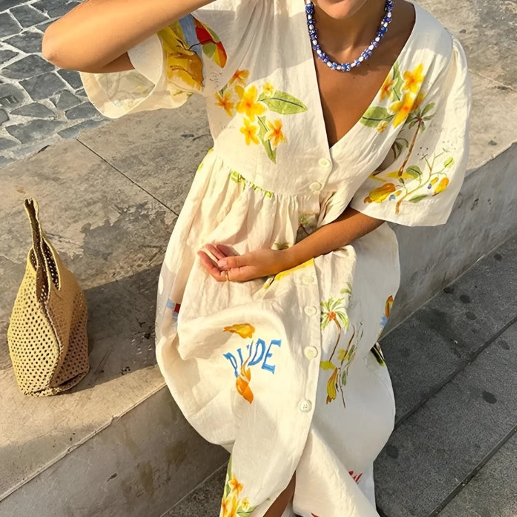 Riley Printed Boho Maxi Dress