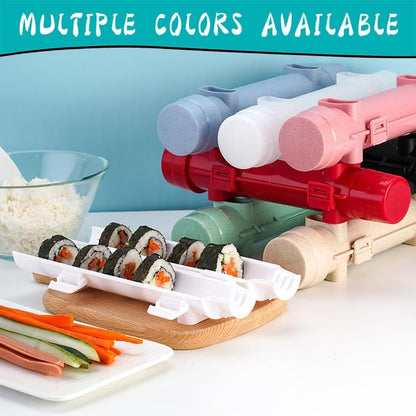 Sushi Making Kit, 22 in 1 Perfect DIY Sushi Making Set with Sushi Knife, 2 Sushi Mats, Rice Bazooka, Dipping Plate, Avocado Slicer,Chopsticks & More