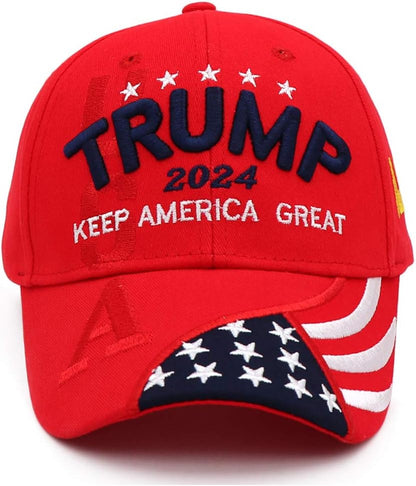 Trump 2024 Hat Donald Trump Hat 2024 MAGA Keep America Great Hat Camo USA Embroidered Adjustable Baseball Cap