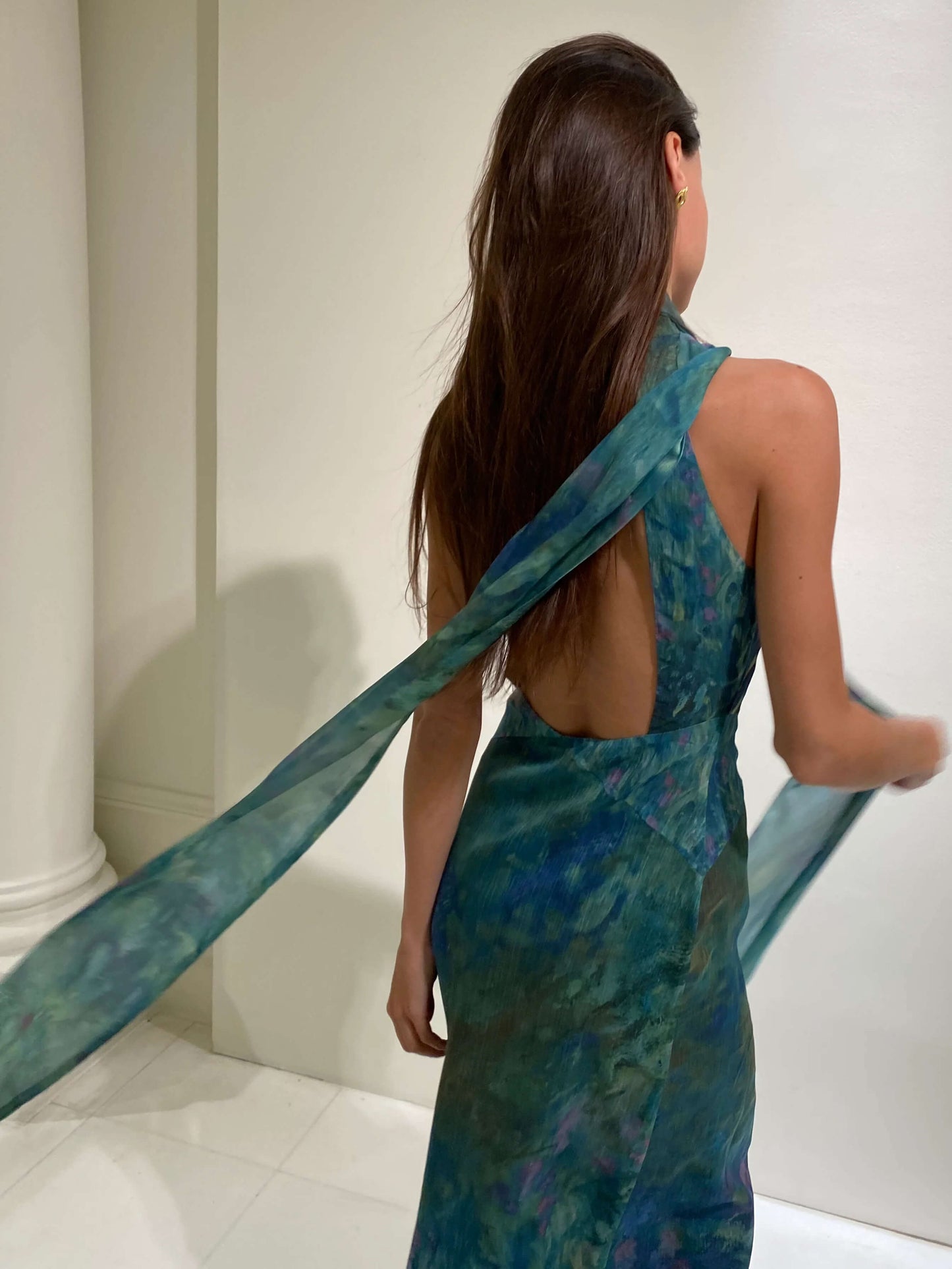 Marlyn Iridescent Maxi Dress
