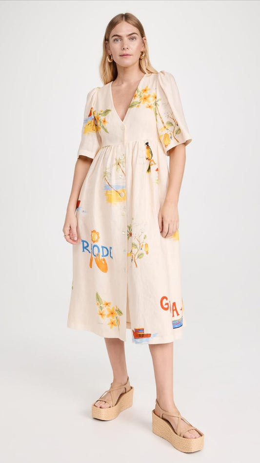 Riley Printed Boho Maxi Dress