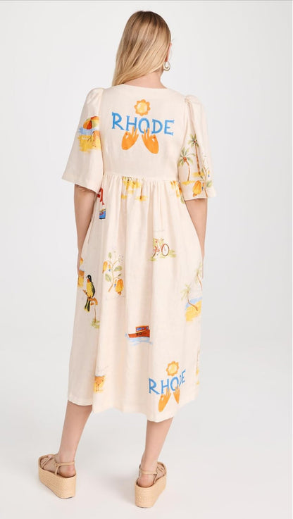 Riley Printed Boho Maxi Dress
