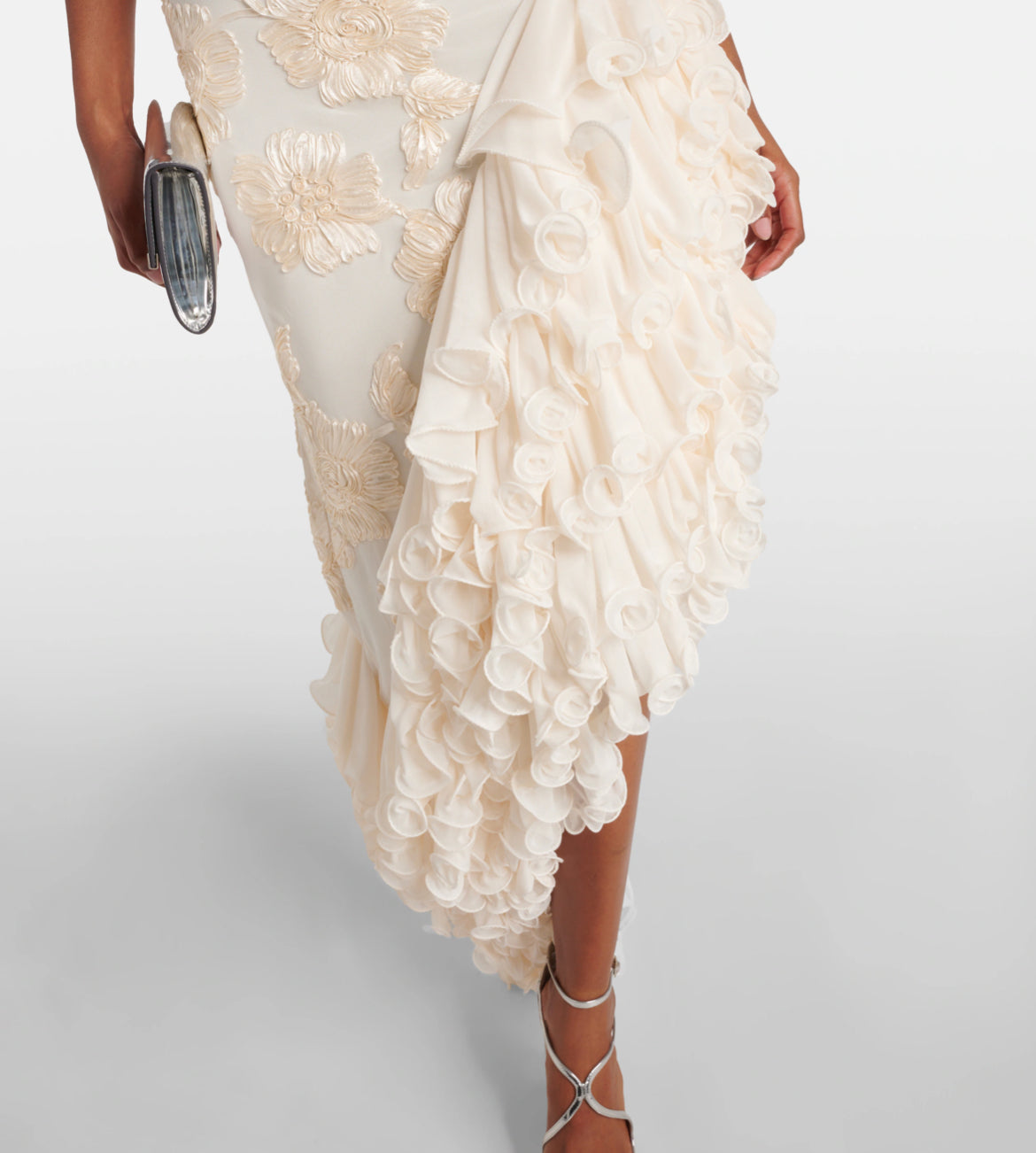 Daisy Floral High Low Maxi Dress