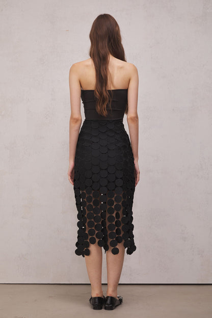 Mya Fringe Maxi Skirt