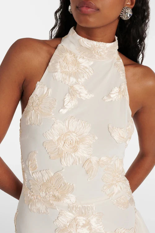 Daisy Floral High Low Maxi Dress