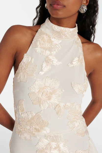 Daisy Floral High Low Maxi Dress