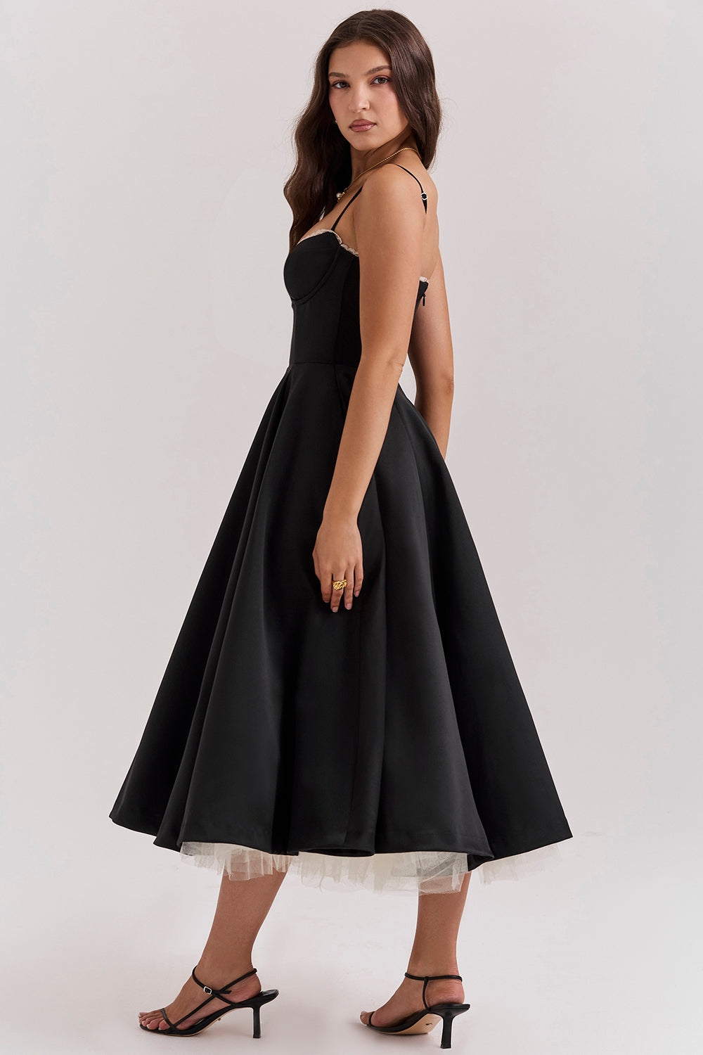 Mindy Tulle Midi Dress