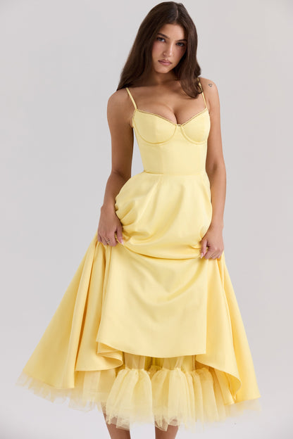 Mindy Tulle Midi Dress