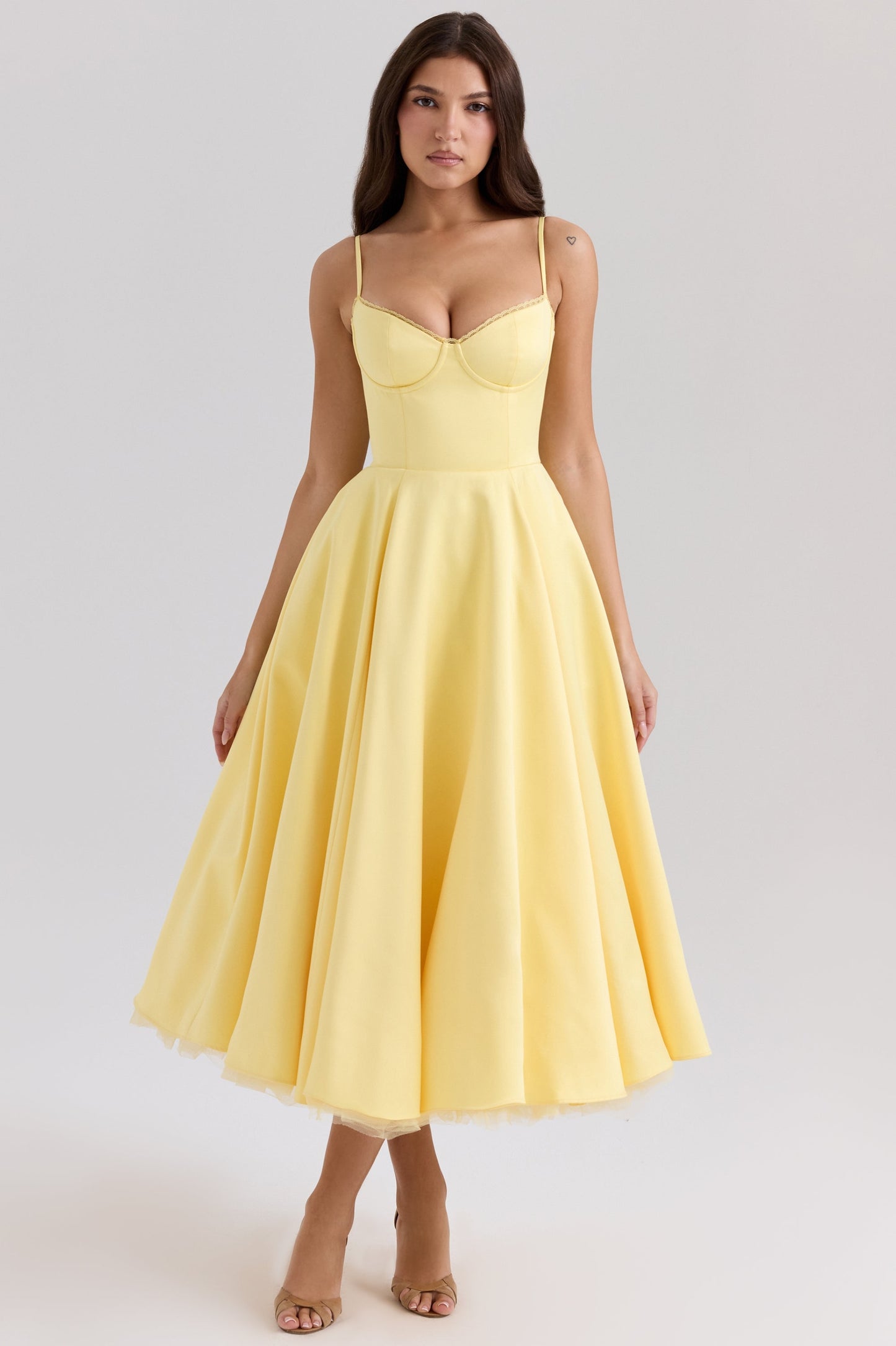 Mindy Tulle Midi Dress