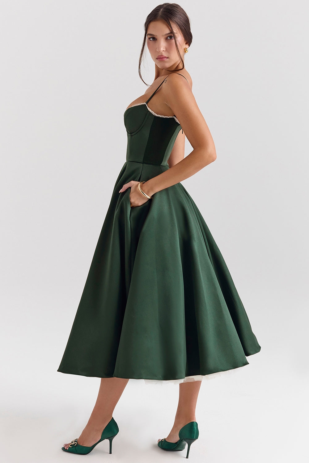 Mindy Tulle Midi Dress
