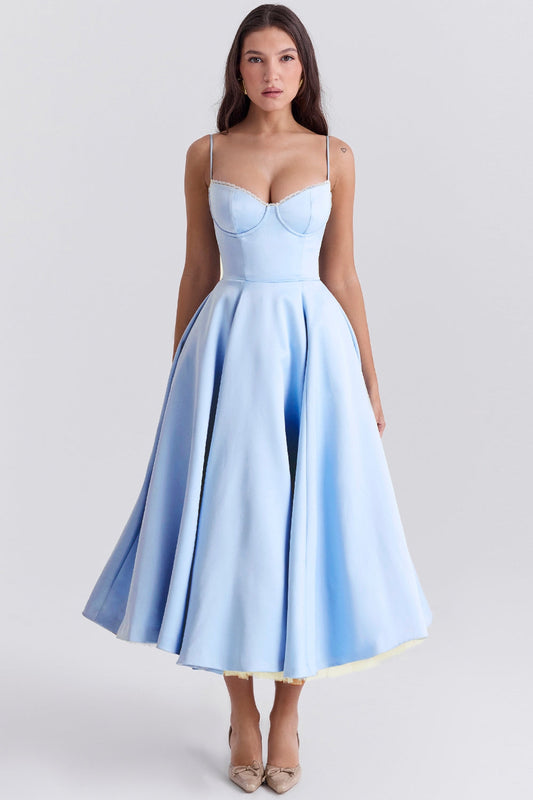 Mindy Tulle Midi Dress